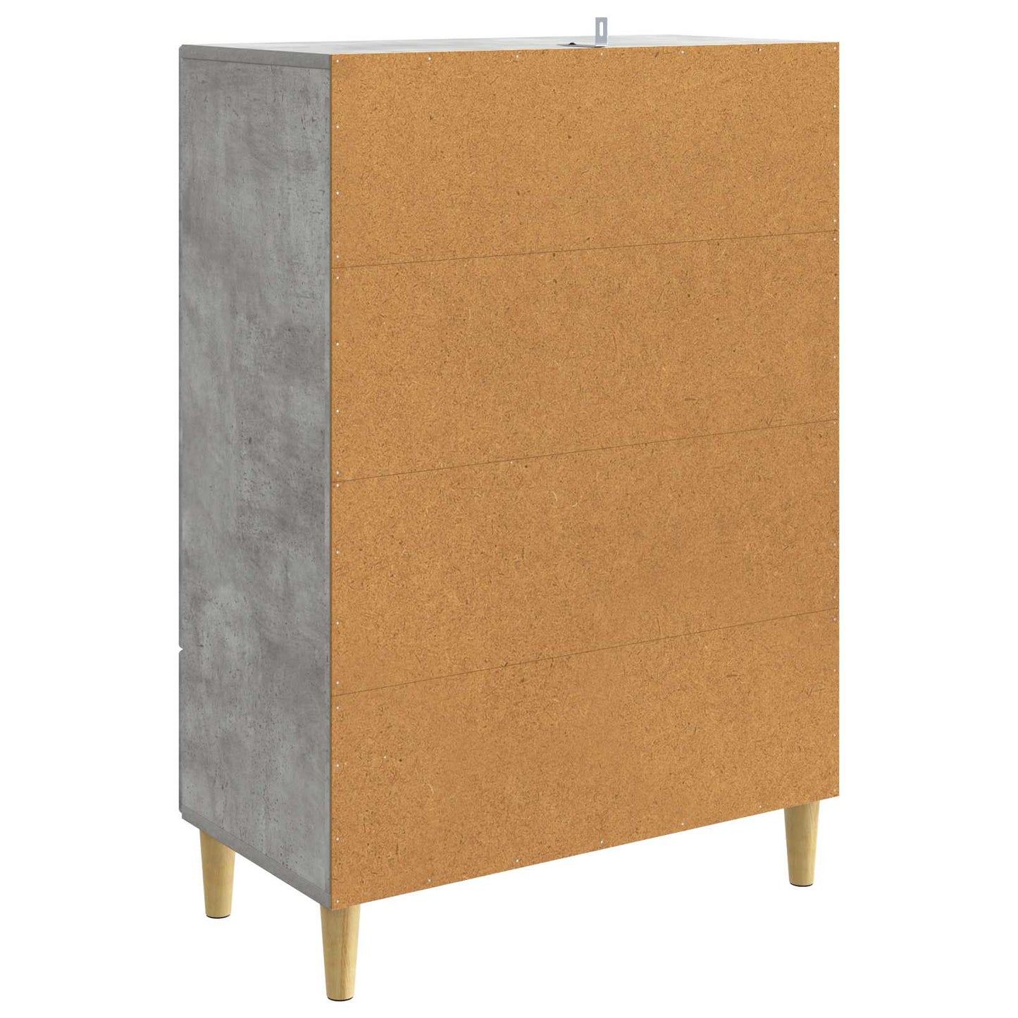 Sideboard Concrete Grey 66 x 34.5 x 95 cm Engineered Wood