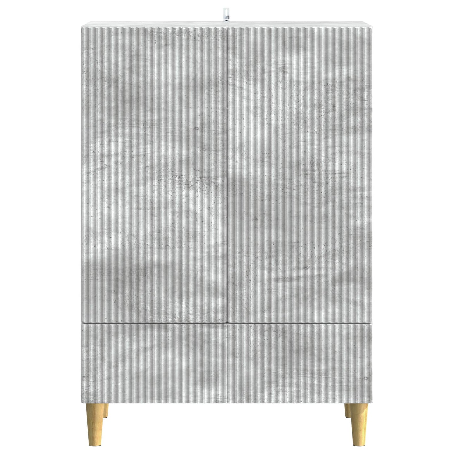 Sideboard Concrete Grey 66 x 34.5 x 95 cm Engineered Wood