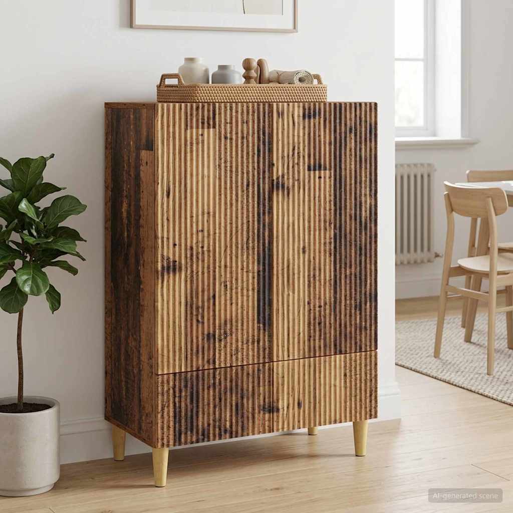Sideboard Old Wood 66 x 34.5 x 95 cm Engineered Wood