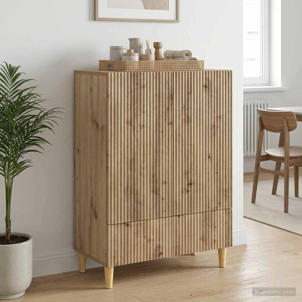 Sideboard Artisan Oak 66 x 34.5 x 95 cm Engineered Wood