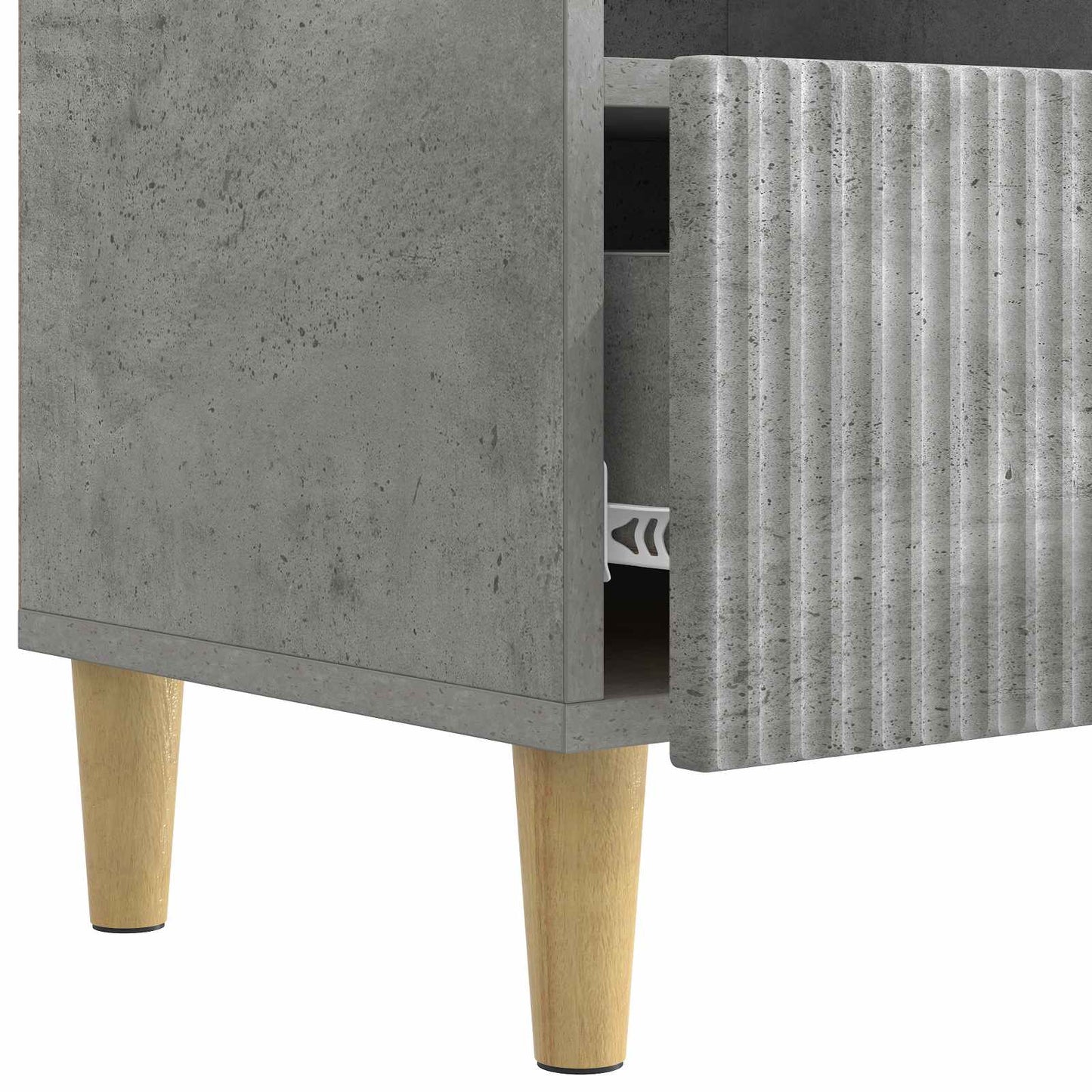TV Cabinet Concrete Grey 102 x 34.5 x 50 cm Engineered Wood