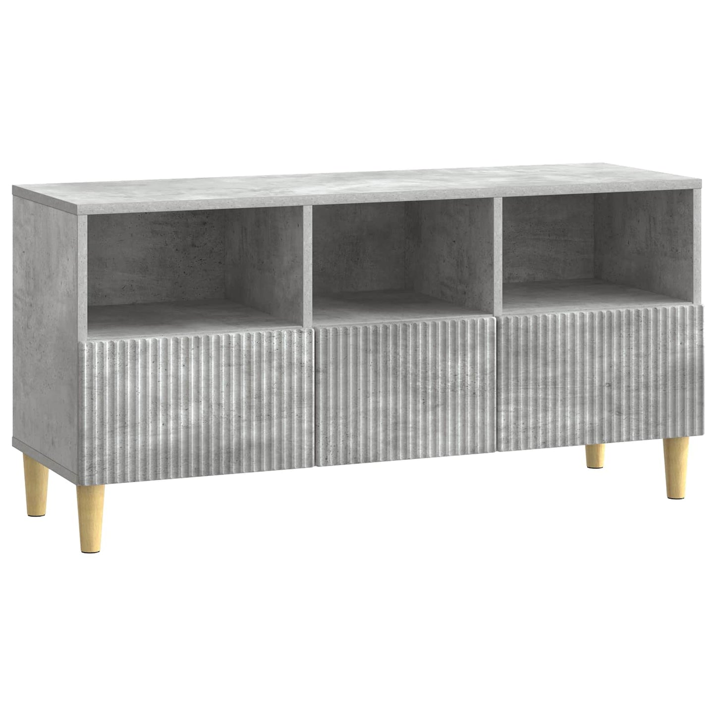 TV Cabinet Concrete Grey 102 x 34.5 x 50 cm Engineered Wood