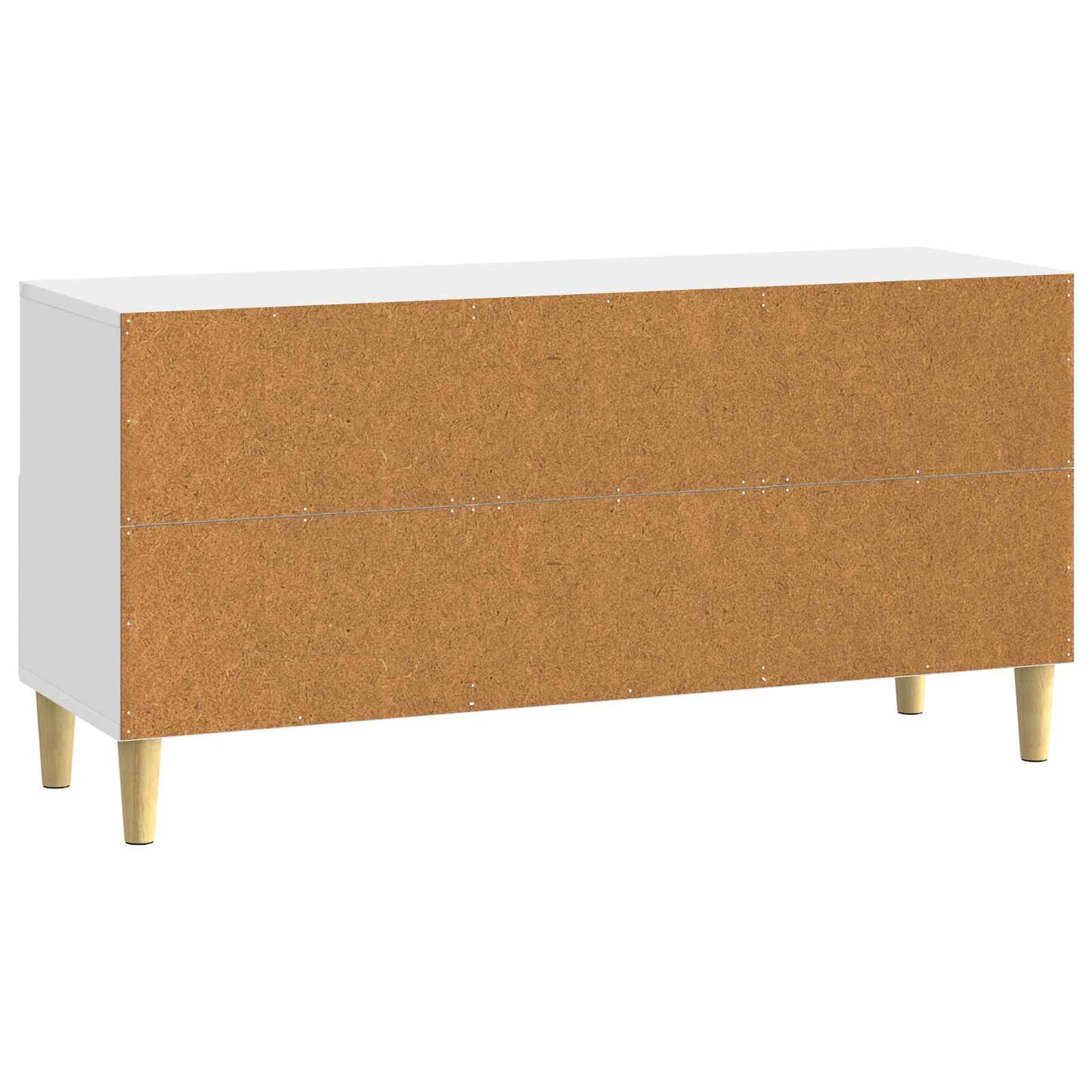 TV Cabinet High Gloss White 102 x 34.5 x 50 cm Engineered Wood