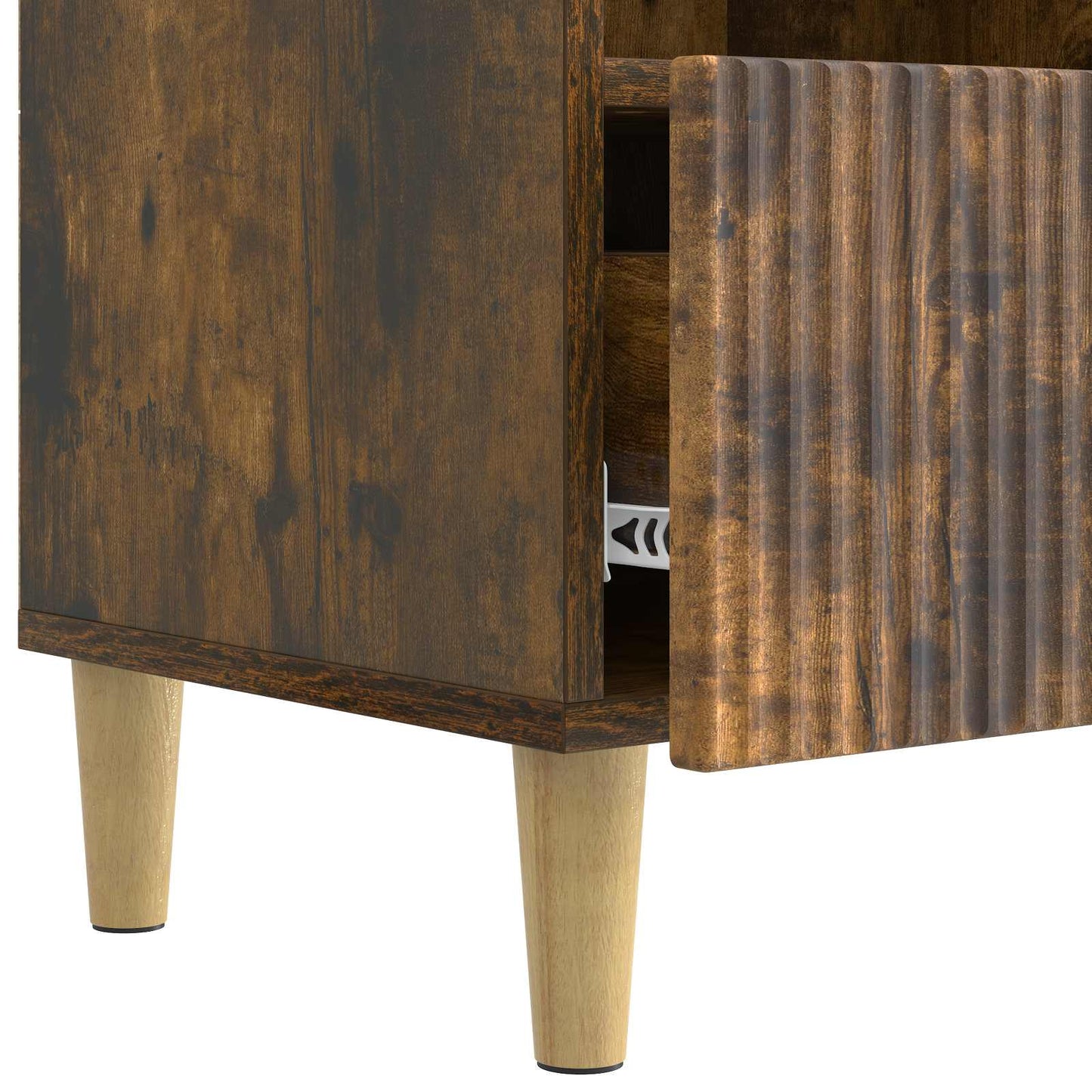 TV Cabinet 102 x 34.5 x 50 cm Smoked Oak Engineered Wood