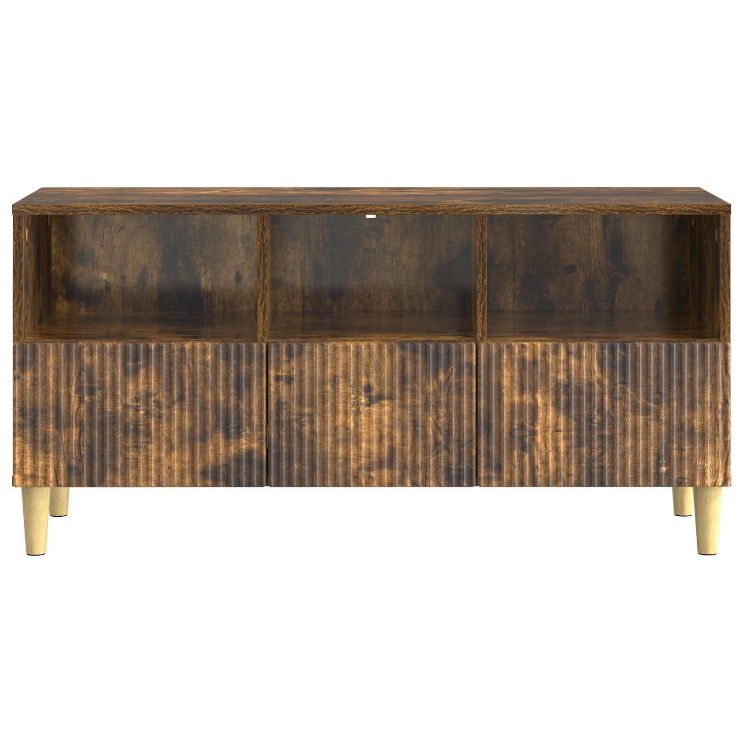 TV Cabinet 102 x 34.5 x 50 cm Smoked Oak Engineered Wood