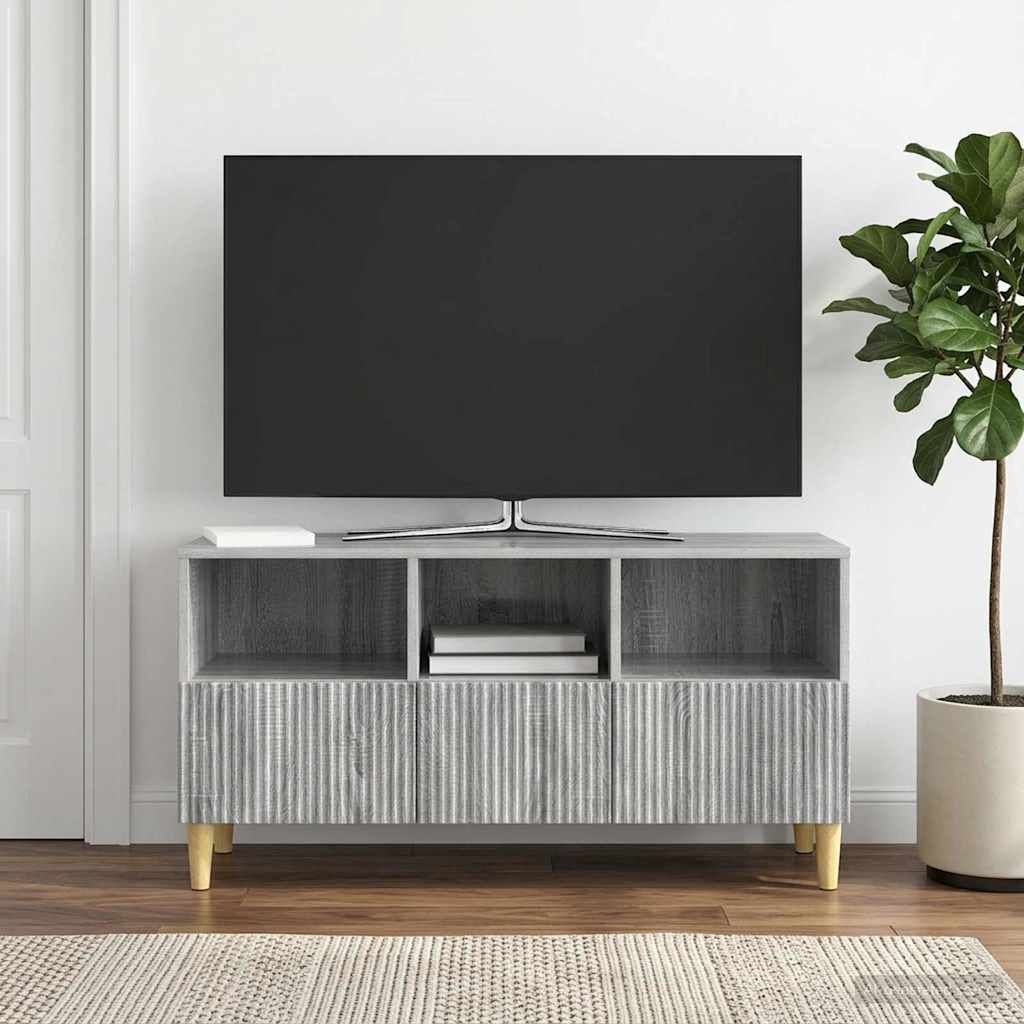 TV Cabinet 102 x 34.5 x 50 cm Grey Sonoma Engineered Wood