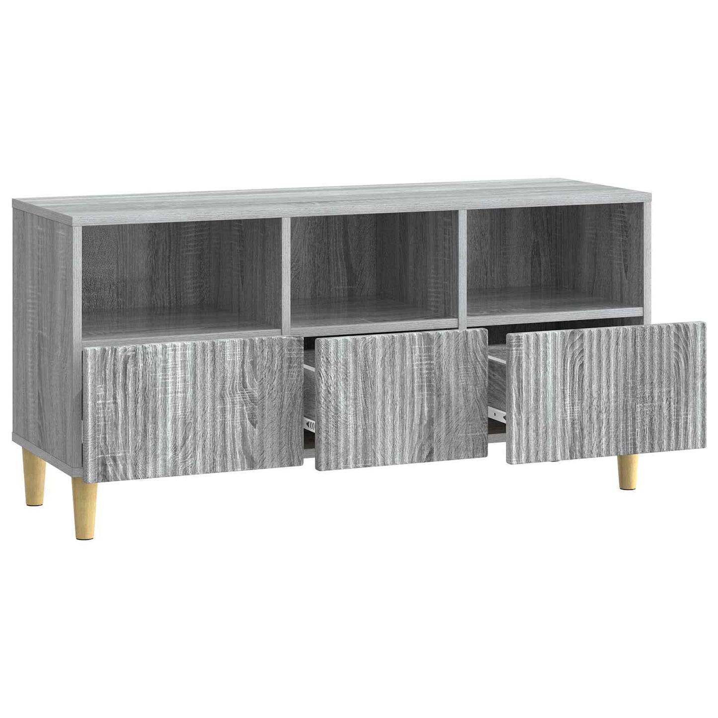 TV Cabinet 102 x 34.5 x 50 cm Grey Sonoma Engineered Wood