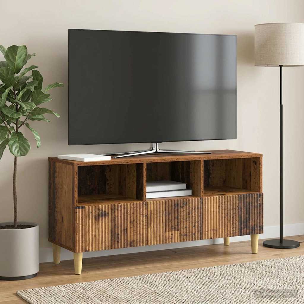 TV Cabinet Old Wood 102 x 34.5 x 50 cm Engineered Wood