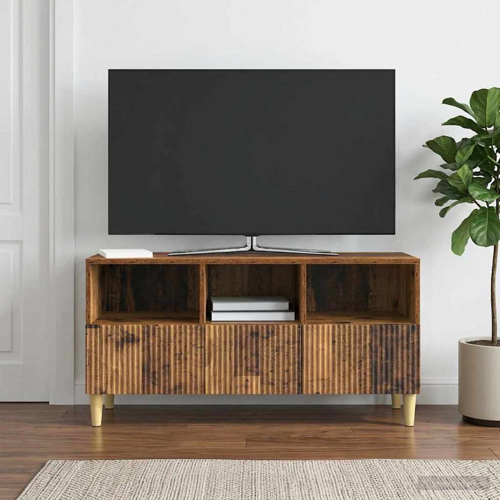 TV Cabinet Old Wood 102 x 34.5 x 50 cm Engineered Wood