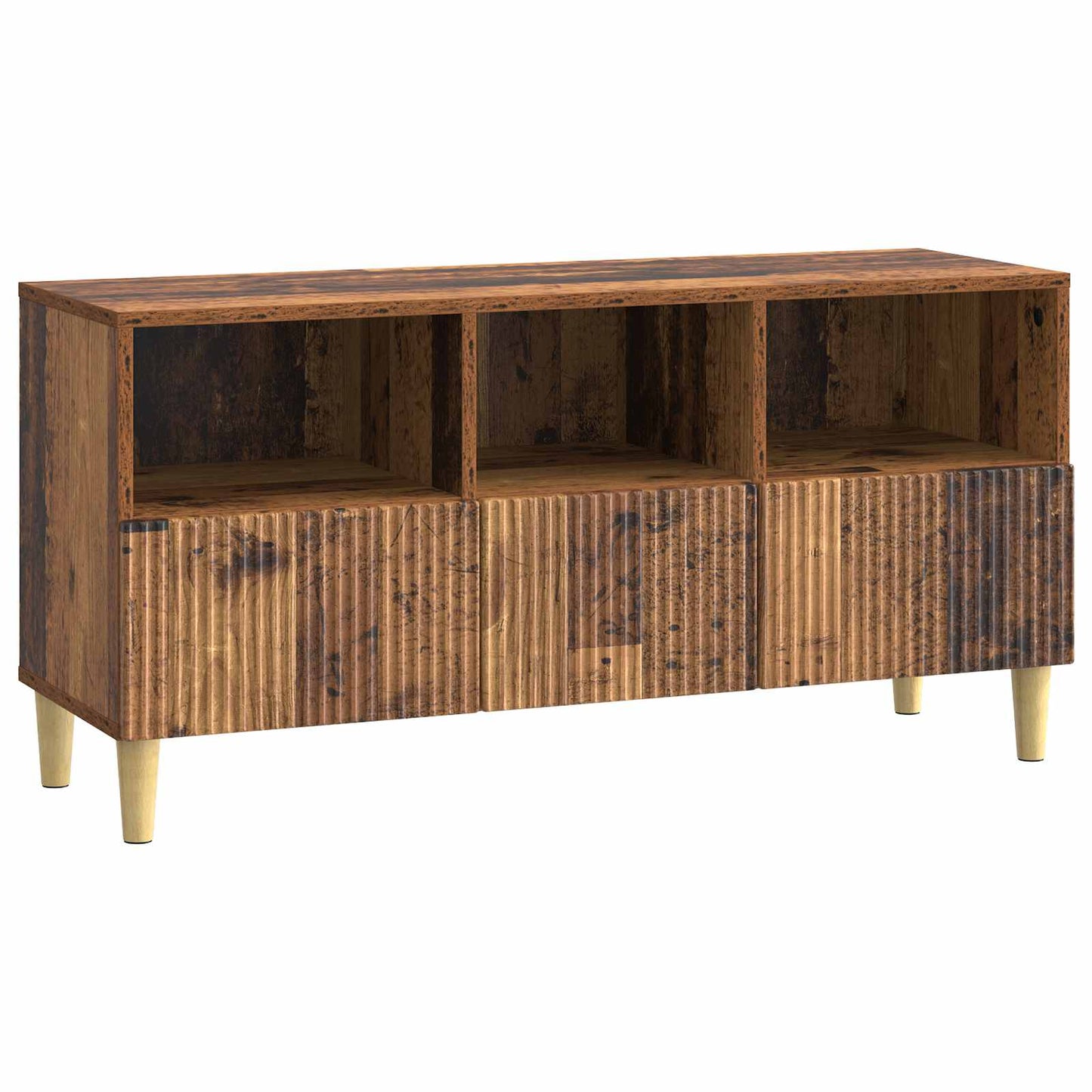 TV Cabinet Old Wood 102 x 34.5 x 50 cm Engineered Wood