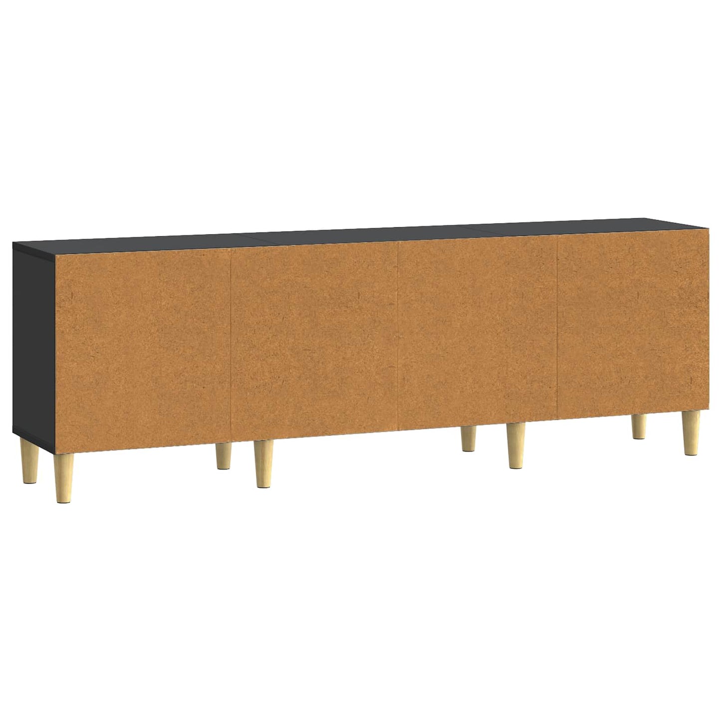 TV Cabinet Black 150 x 31 x 50 cm Engineered Wood