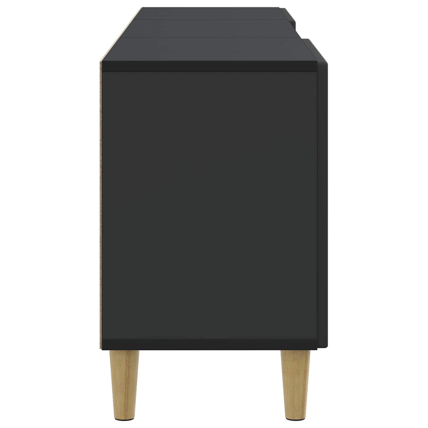 TV Cabinet Black 150 x 31 x 50 cm Engineered Wood