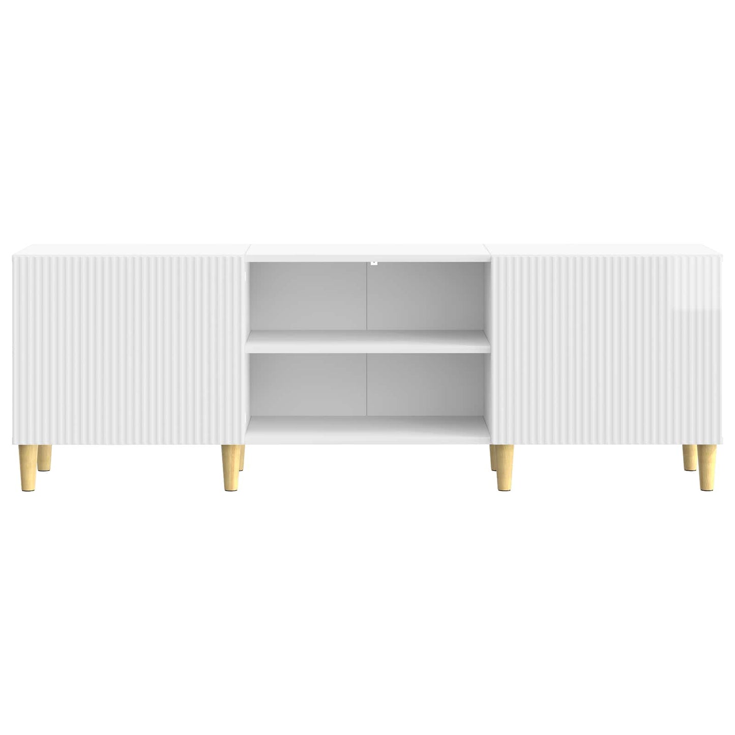 TV Cabinet High Gloss White 150 x 31 x 50 cm Engineered Wood