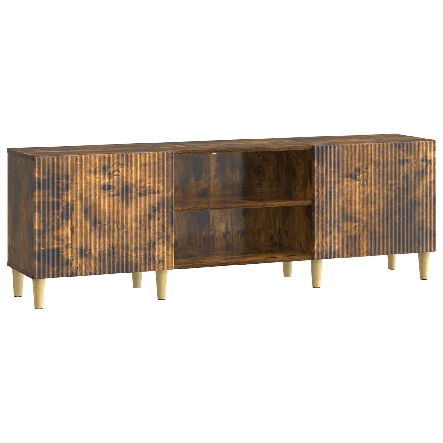 TV Cabinet Smoked Oak 150 x 31 x 50 cm Engineered Wood