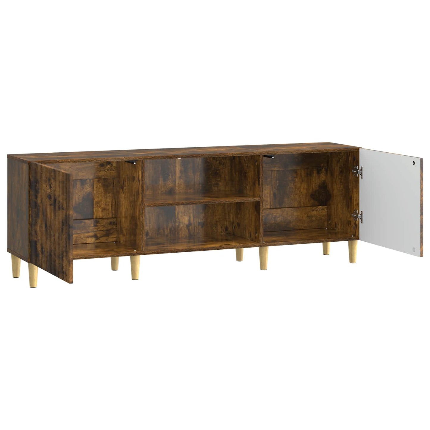 TV Cabinet Smoked Oak 150 x 31 x 50 cm Engineered Wood