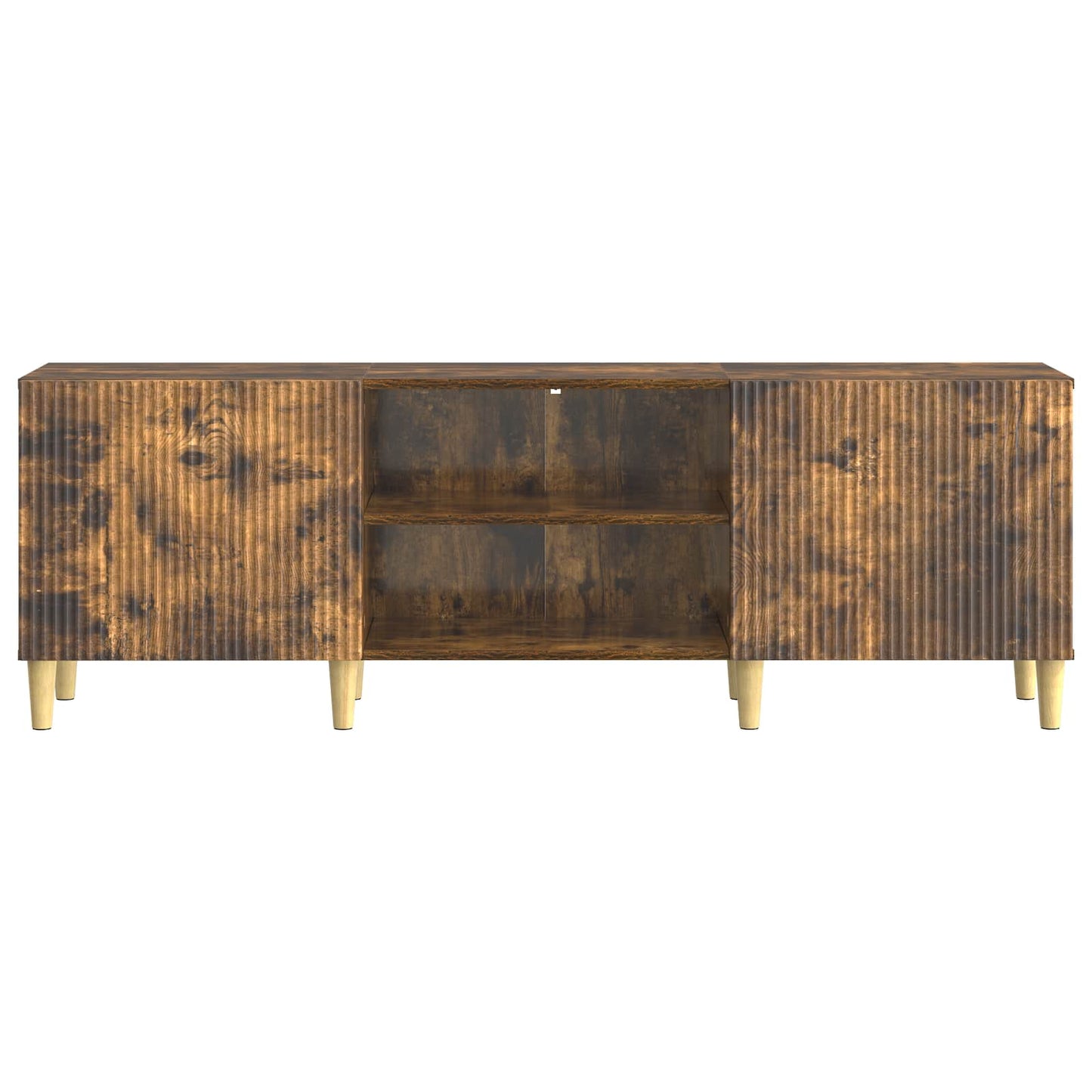 TV Cabinet Smoked Oak 150 x 31 x 50 cm Engineered Wood