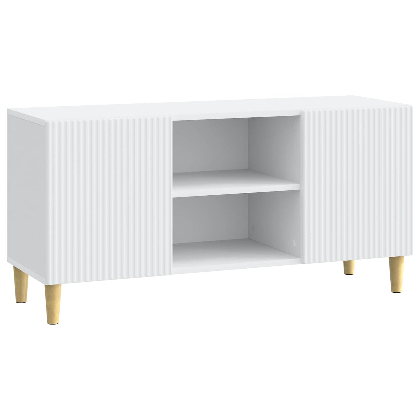 TV Cabinet White 102 x 34.5 x 50 cm Engineered Wood