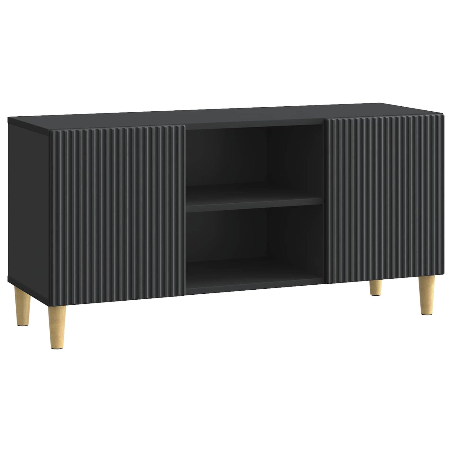 TV Cabinet Black 102 x 34.5 x 50 cm Engineered Wood