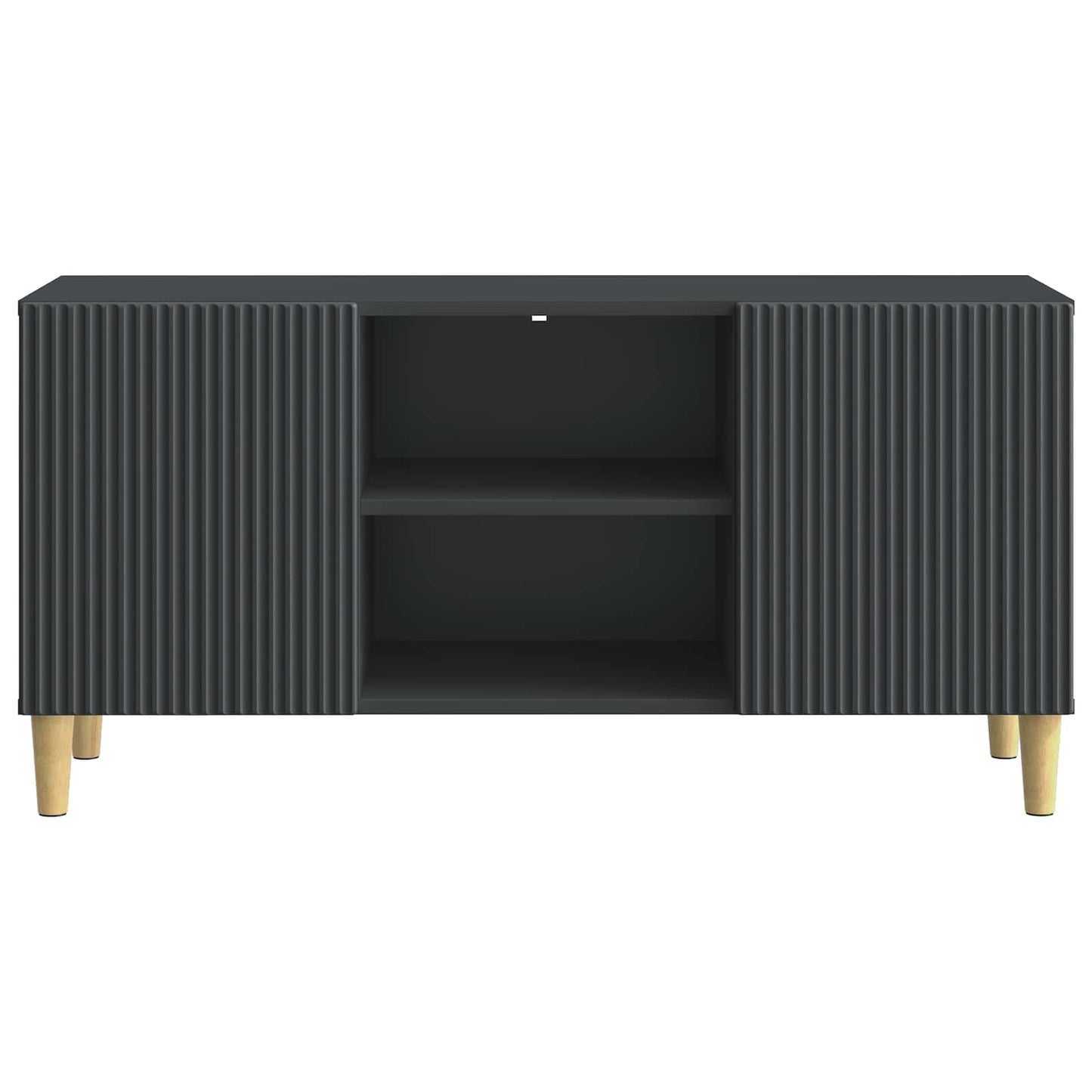 TV Cabinet Black 102 x 34.5 x 50 cm Engineered Wood