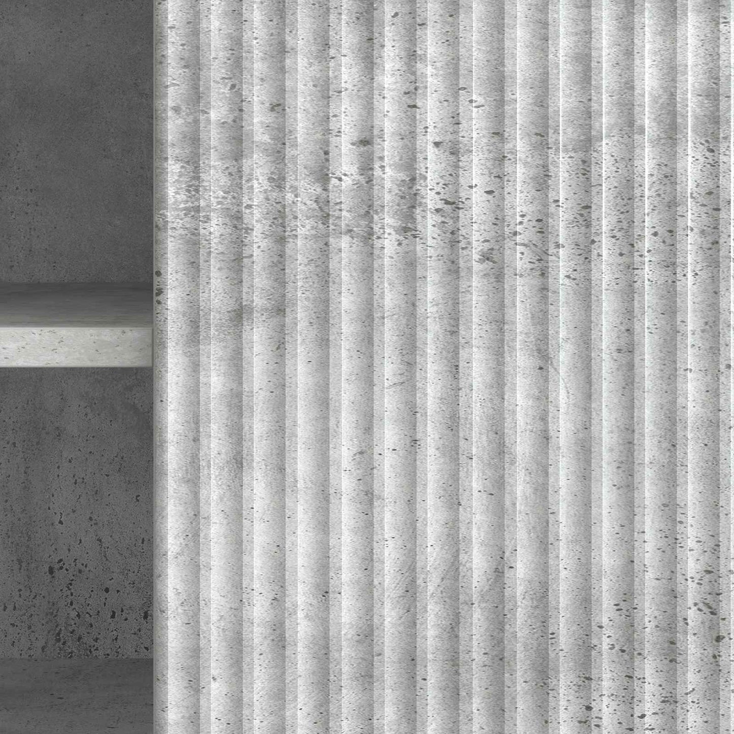 TV Cabinet Concrete Grey 102 x 34.5 x 50 cm Engineered Wood