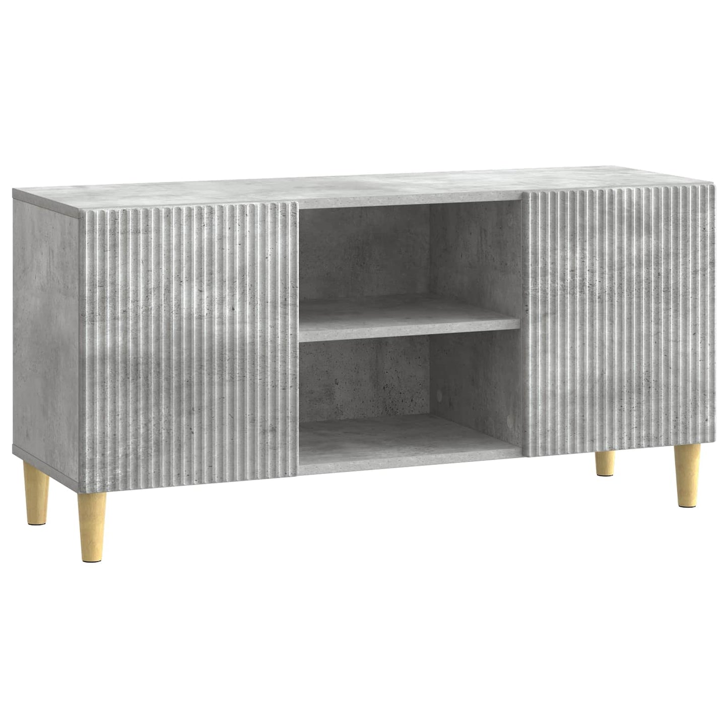 TV Cabinet Concrete Grey 102 x 34.5 x 50 cm Engineered Wood