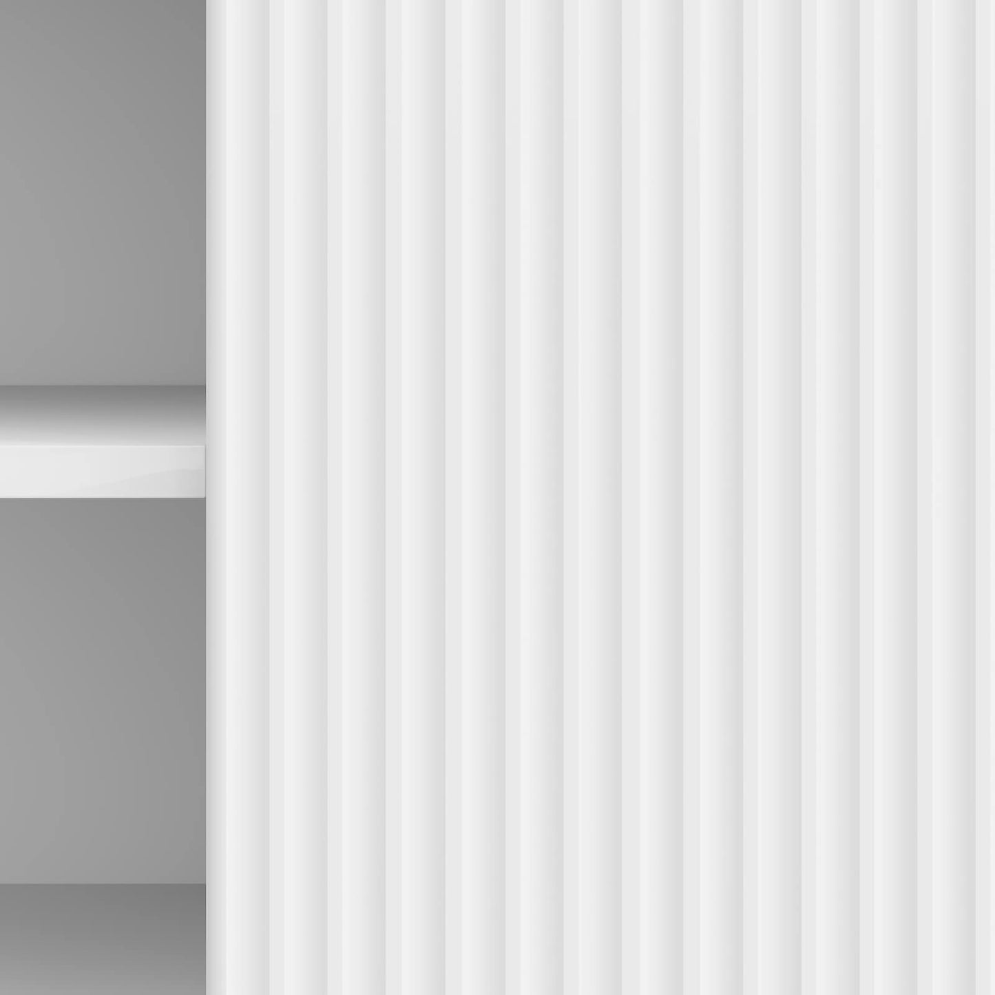 TV Cabinet High Gloss White 102 x 34.5 x 50 cm Engineered Wood