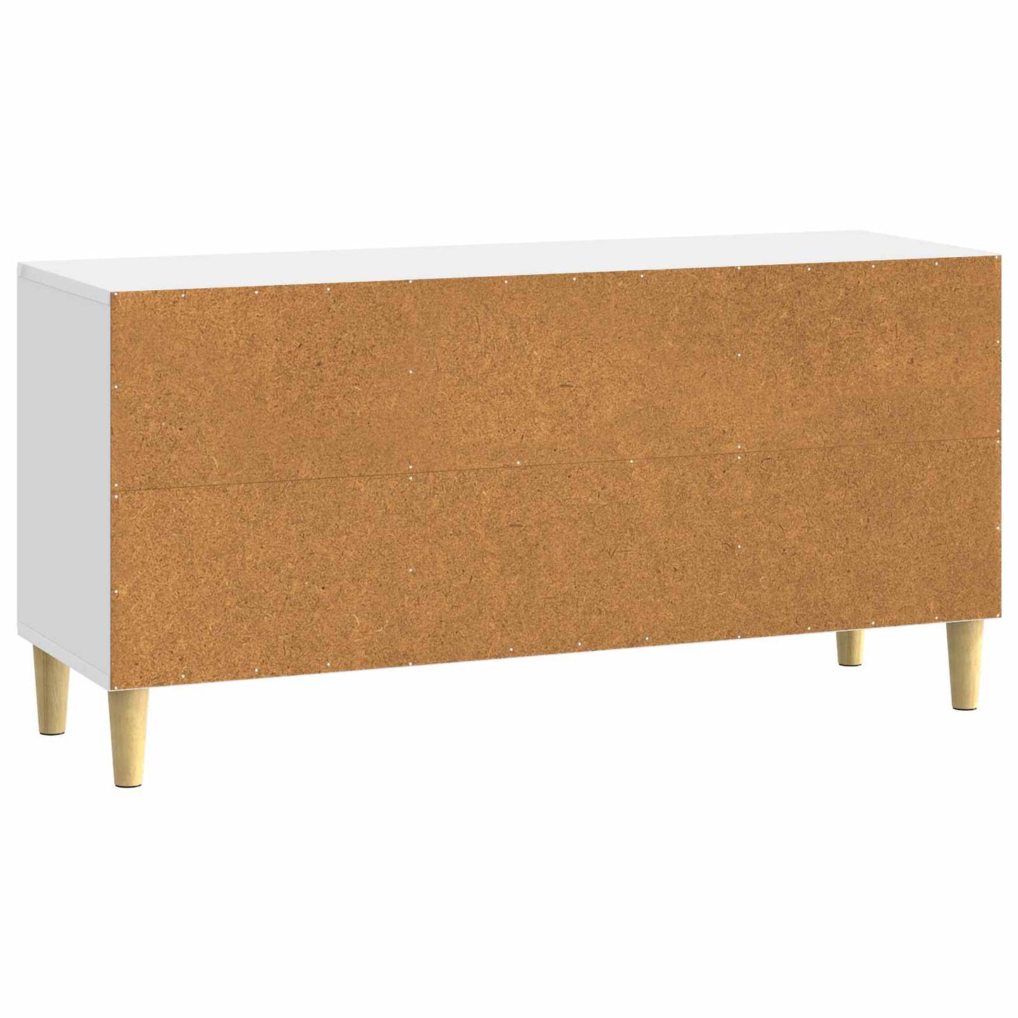 TV Cabinet High Gloss White 102 x 34.5 x 50 cm Engineered Wood