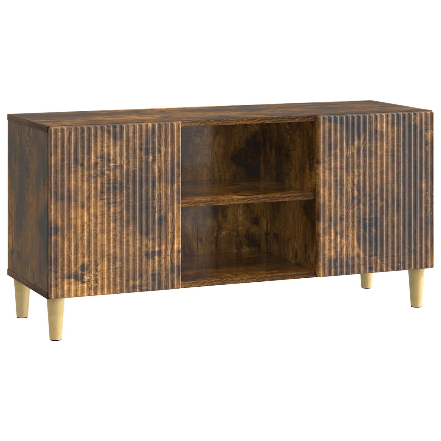 TV Cabinet Smoked Oak 102 x 34.5 x 50 cm Engineered Wood