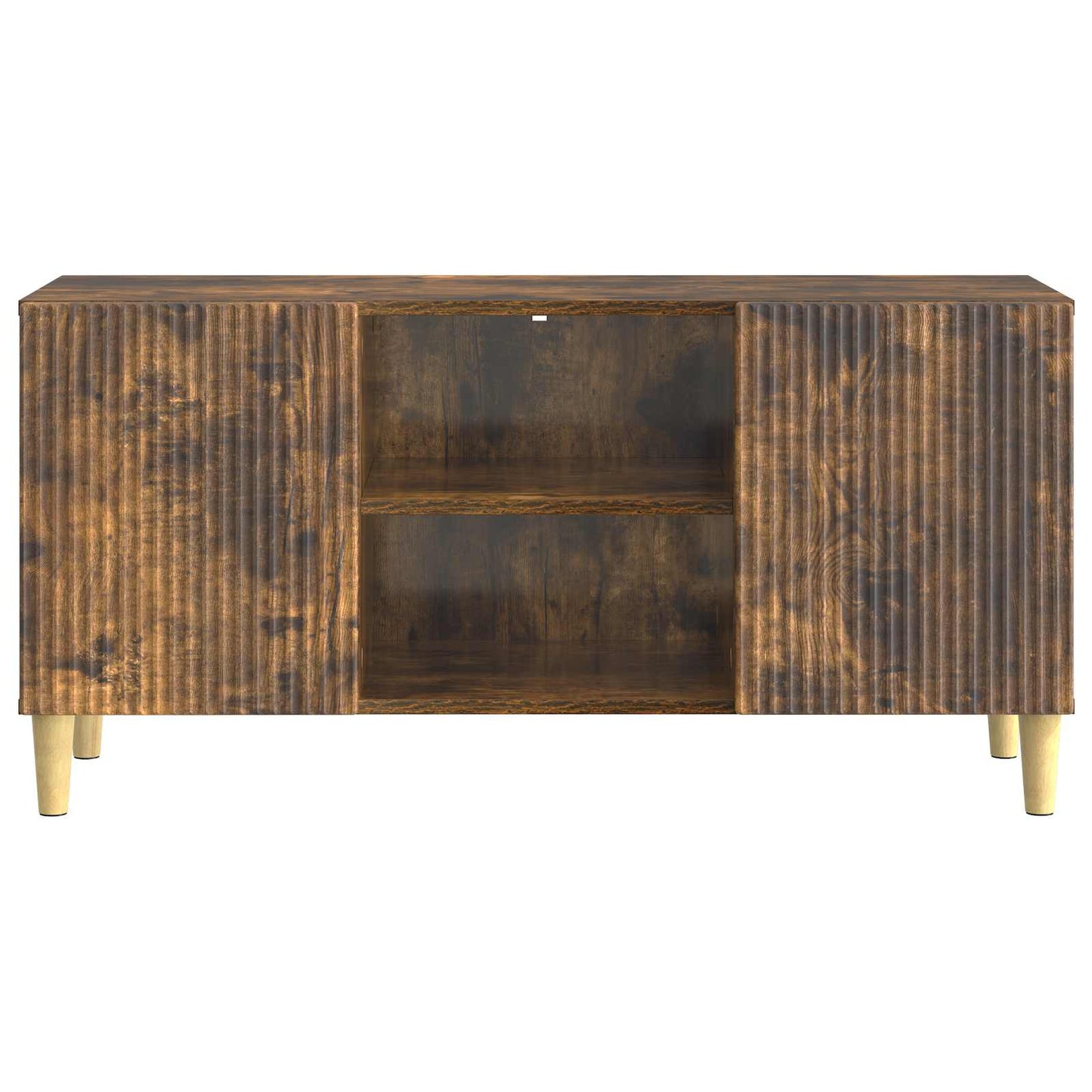 TV Cabinet Smoked Oak 102 x 34.5 x 50 cm Engineered Wood