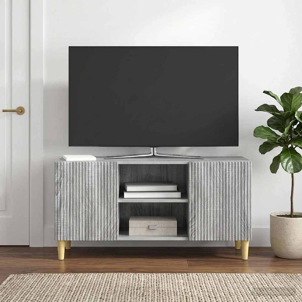 TV Cabinet 102 x 34.5 x 50 cm Grey Sonoma Engineered Wood
