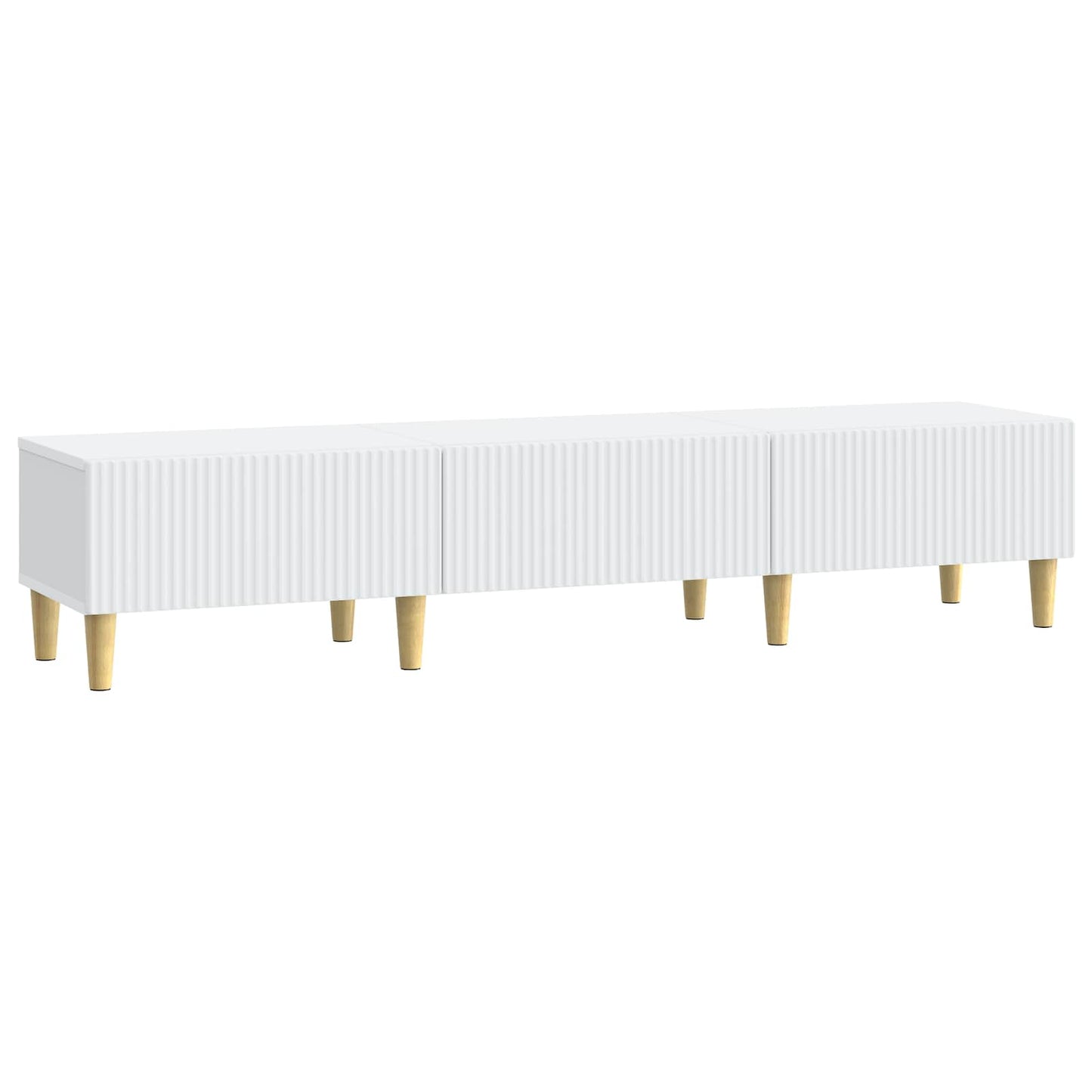 TV Cabinet with Drawer White 147 x 34.5 x 30 cm Engineered Wood