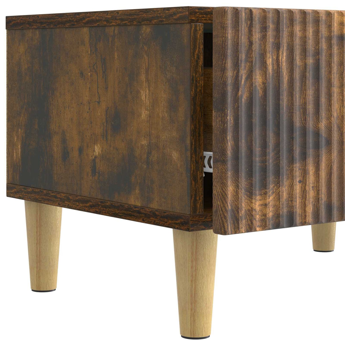 TV Cabinet Smoked Oak 147 x 34.5 x 30 cm Engineered Wood