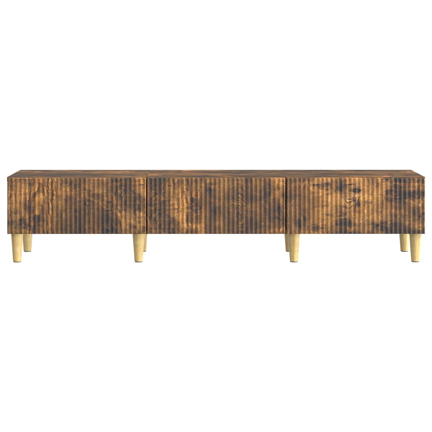 TV Cabinet Smoked Oak 147 x 34.5 x 30 cm Engineered Wood