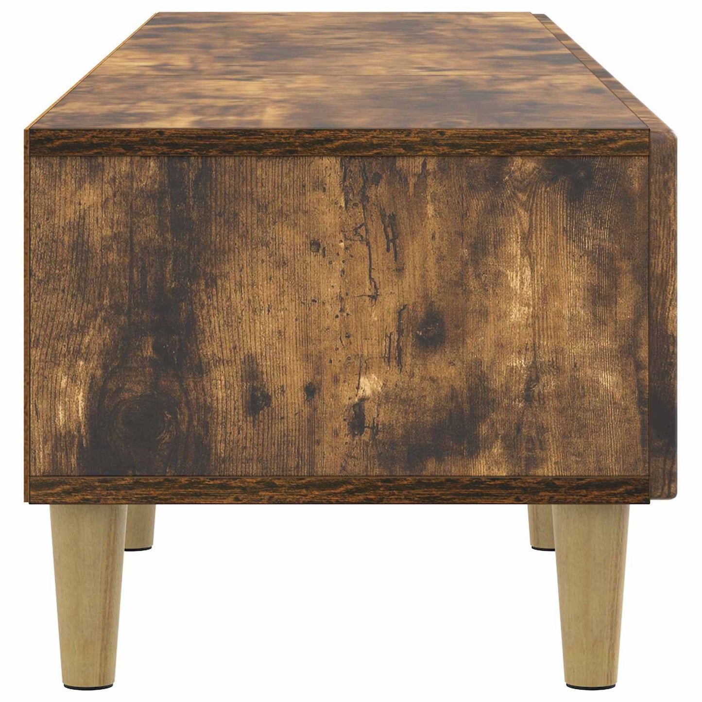 TV Cabinet Smoked Oak 147 x 34.5 x 30 cm Engineered Wood