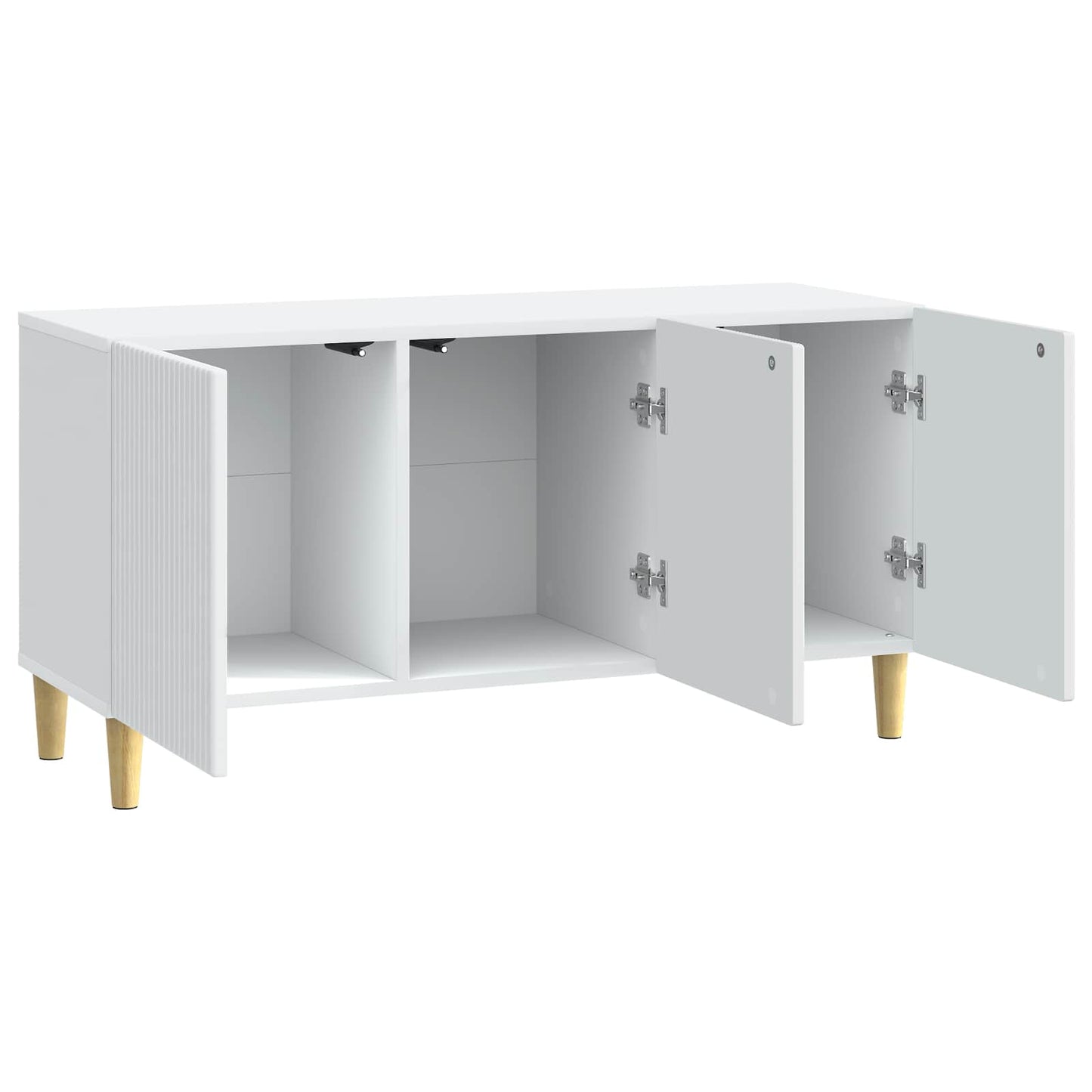 TV Cabinet White 99 x 34.5 x 50 cm Engineered Wood