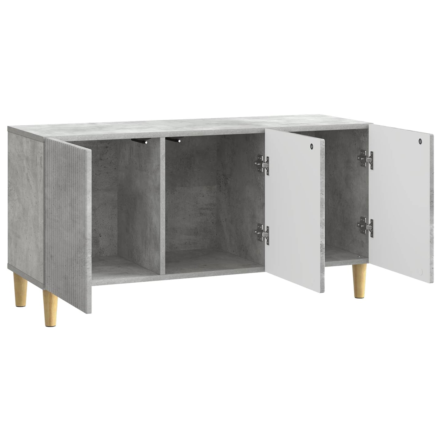 TV Cabinet Concrete Grey 99 x 34.5 x 50 cm Engineered Wood