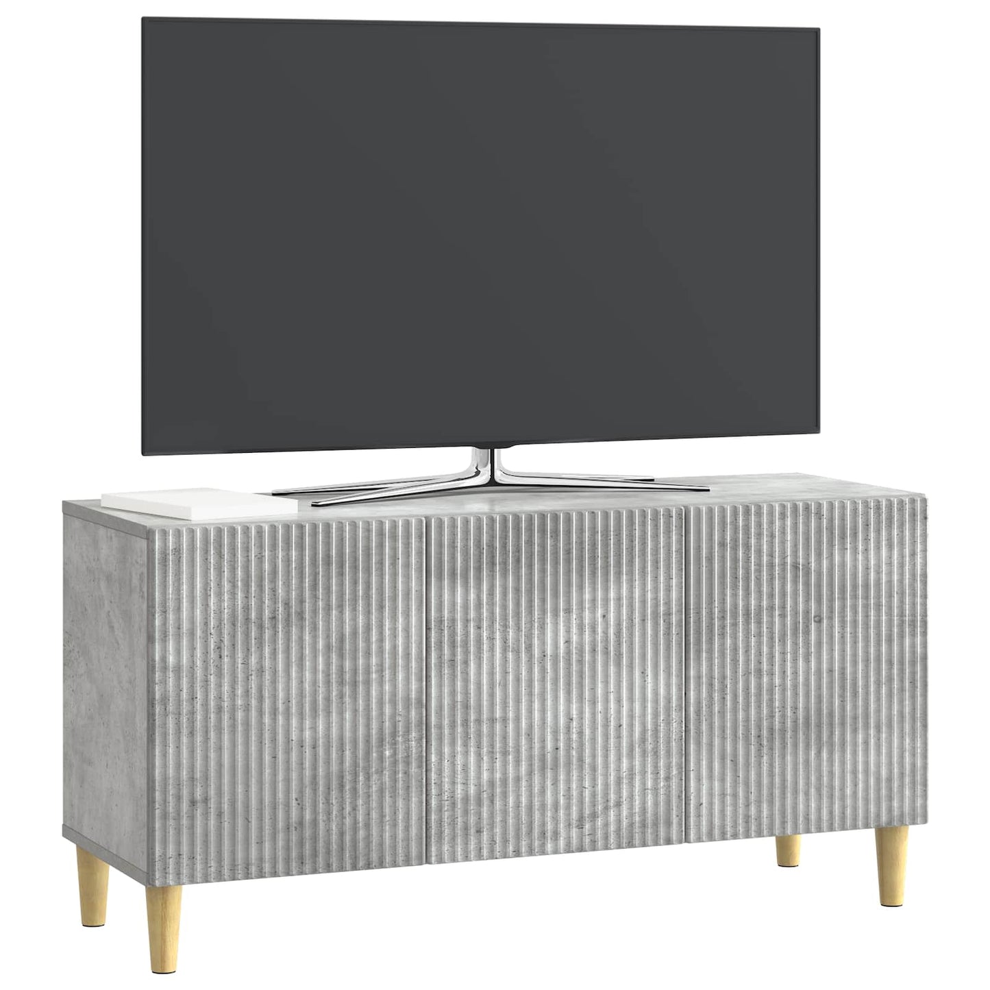 TV Cabinet Concrete Grey 99 x 34.5 x 50 cm Engineered Wood