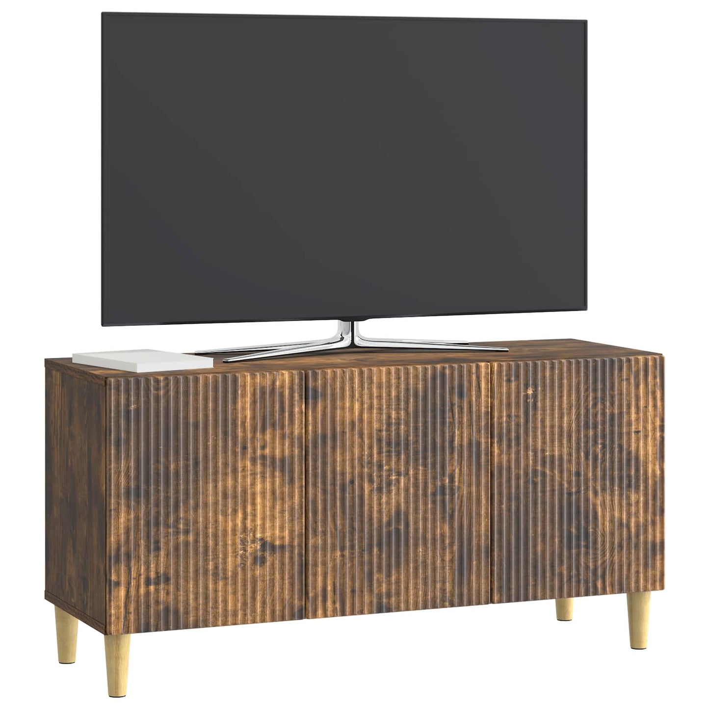 TV Cabinet Smoked Oak 99 x 34.5 x 50 cm Engineered Wood