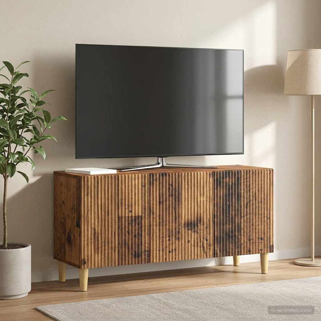 TV Cabinet Old Wood 99 x 34.5 x 50 cm Engineered Wood