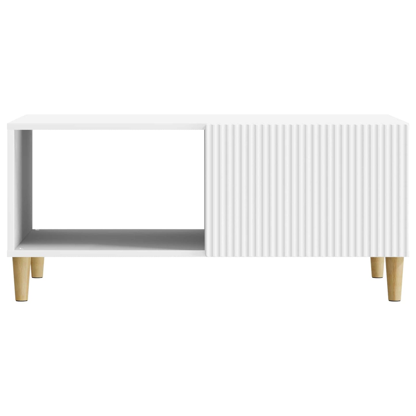 Coffee Table White 90 x 50 x 40 cm Engineered Wood