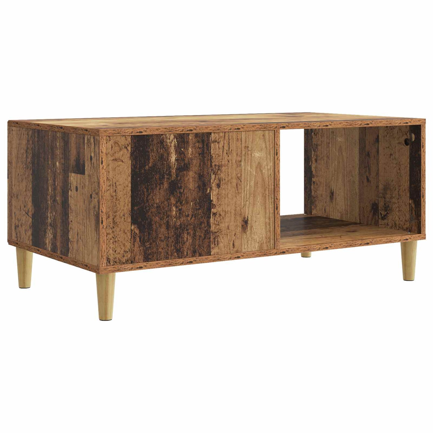 Coffee Table Old Wood 90 x 50 x 40 cm Engineered Wood
