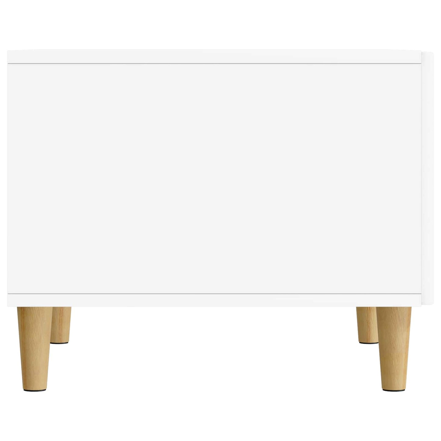 Coffee Table with Drawer White 49 x 50 x 40 cm Engineered Wood