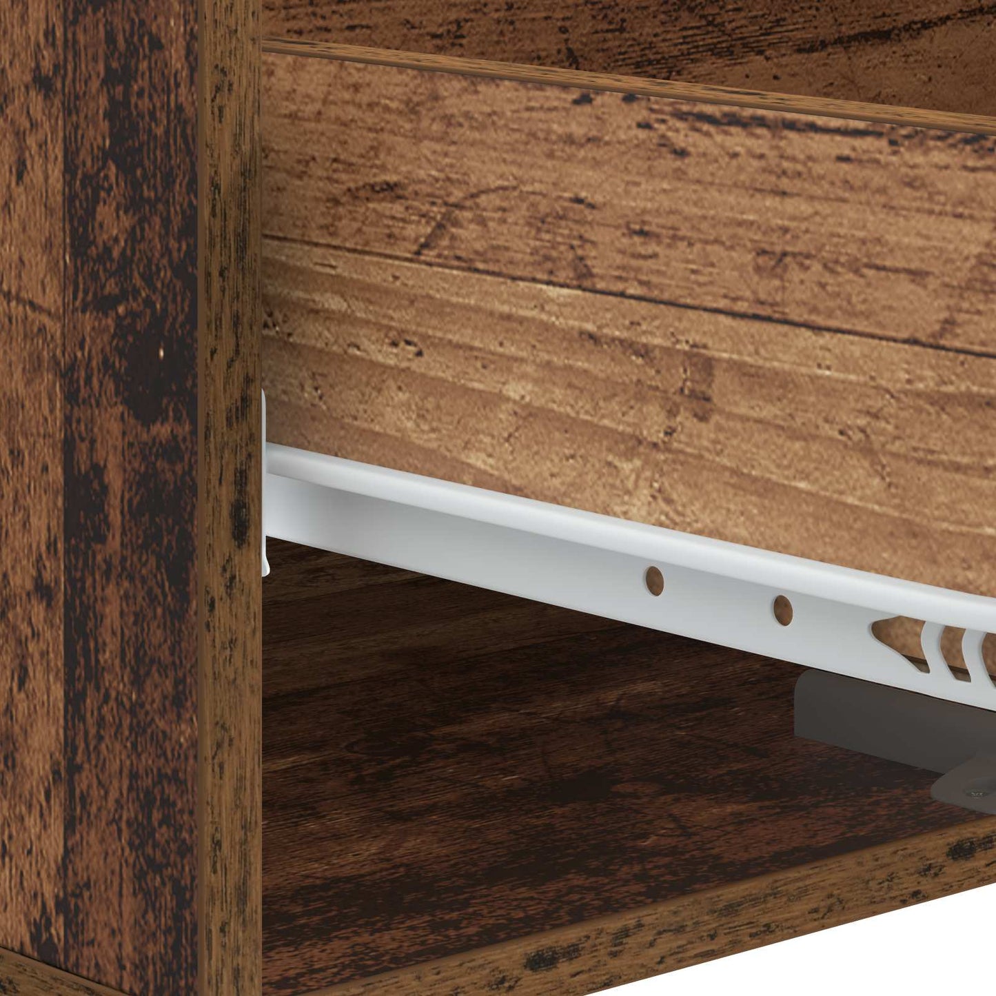 Coffee Table Old Wood 49 x 50 x 40 cm Engineered Wood