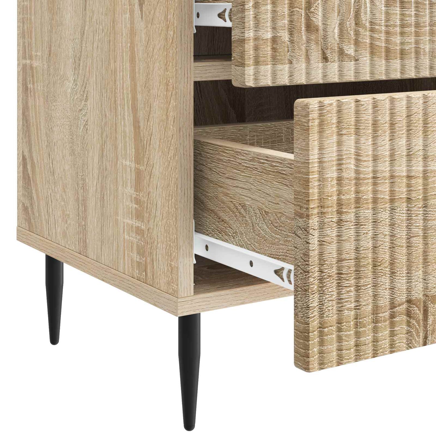 Bedside Cabinet 2 pcs Sonoma Oak 43 x 34.5 x 47.5 cm
