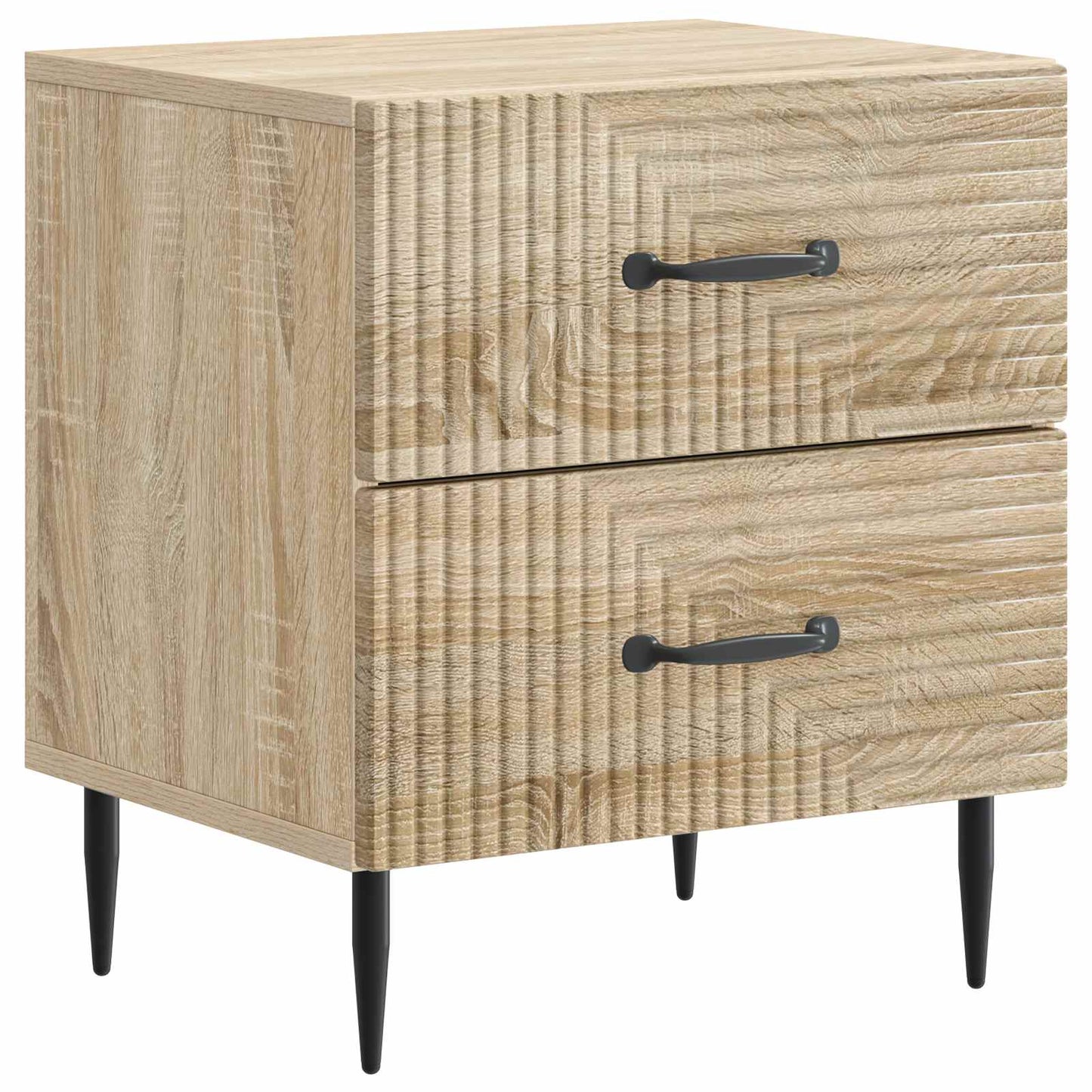 Bedside Cabinet 2 pcs Sonoma Oak 43 x 34.5 x 47.5 cm