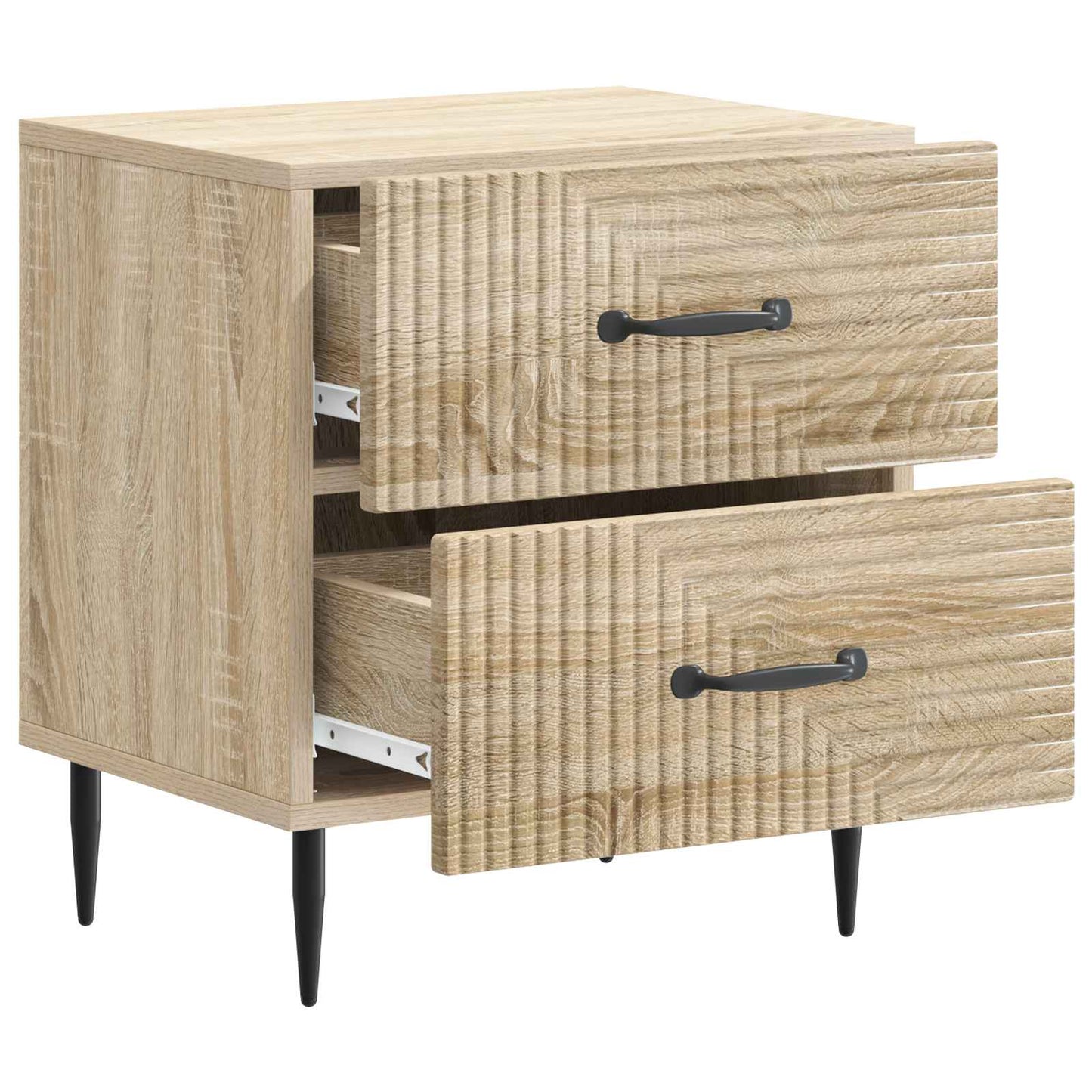 Bedside Cabinet 2 pcs Sonoma Oak 43 x 34.5 x 47.5 cm