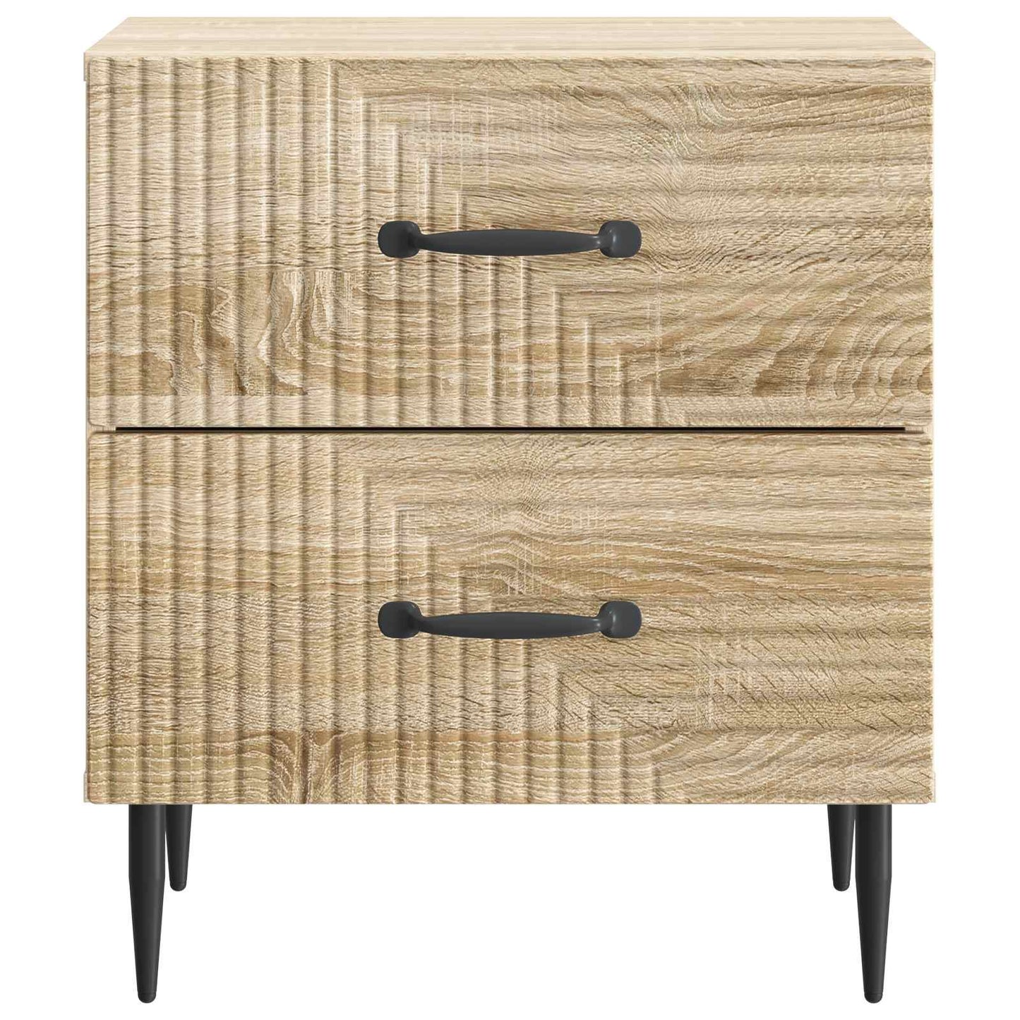 Bedside Cabinet 2 pcs Sonoma Oak 43 x 34.5 x 47.5 cm