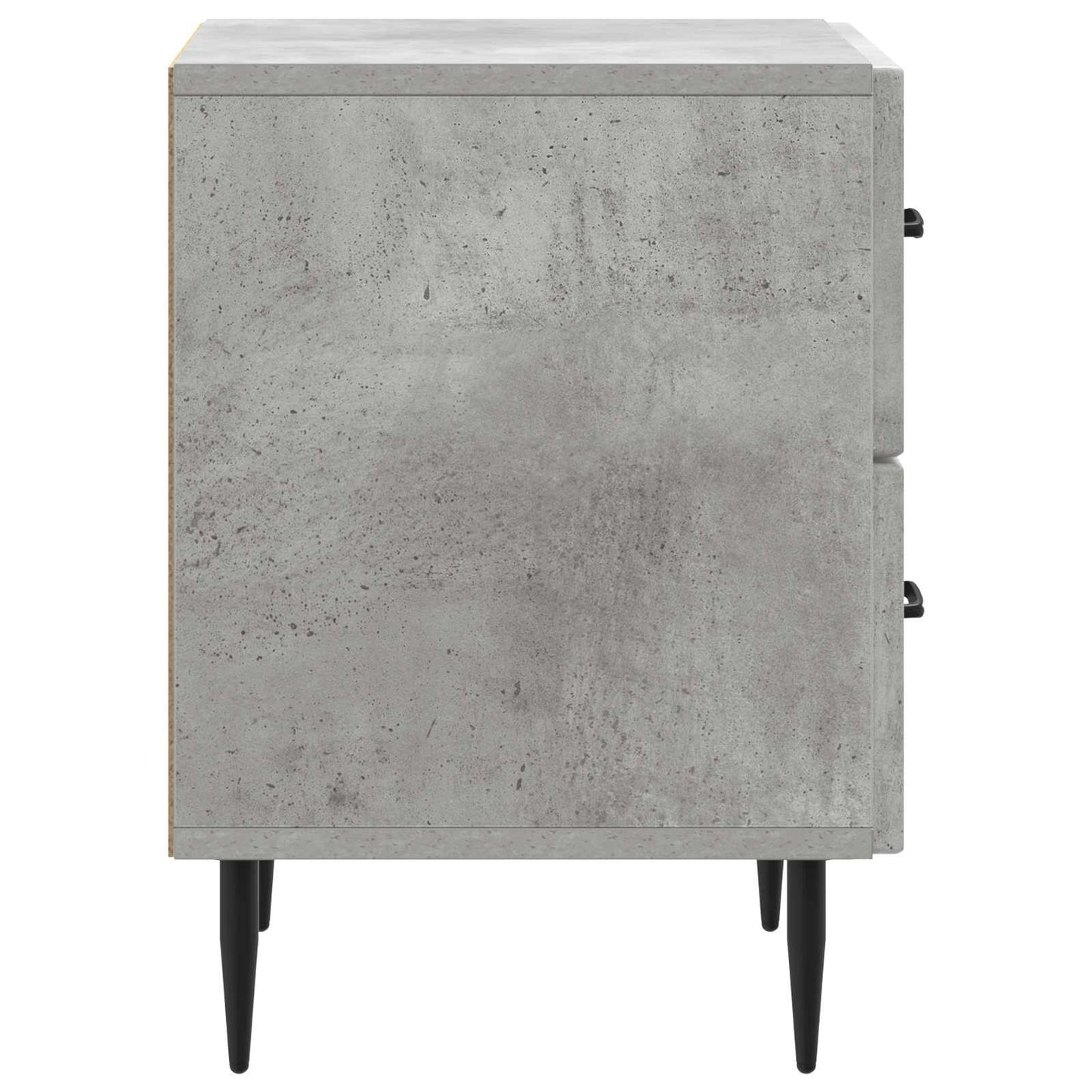 Bedside Cabinet 2 pcs Concrete Grey 43 x 34.5 x 47.5 cm