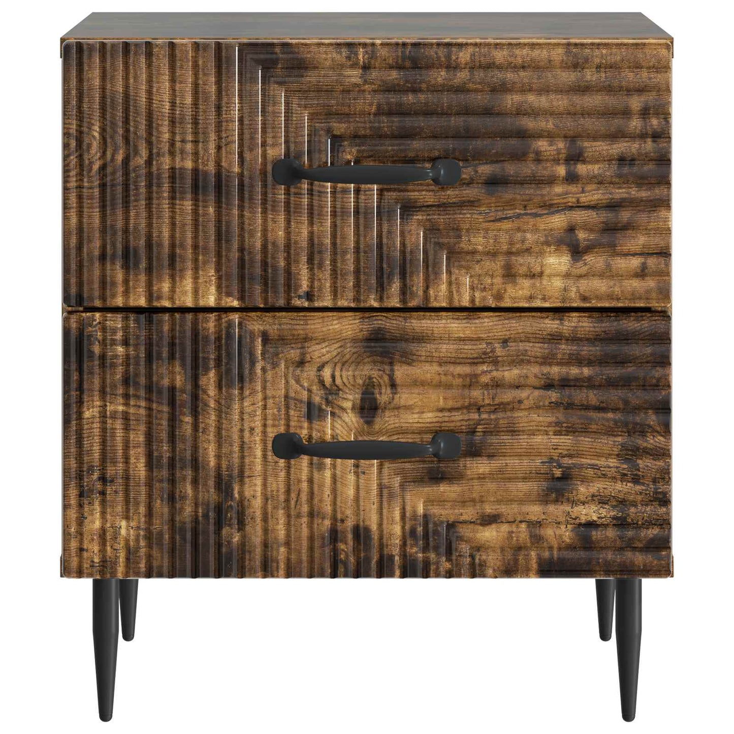Bedside Cabinet Smoked Oak 43 x 34.5 x 47.5 cm Engineered Wood
