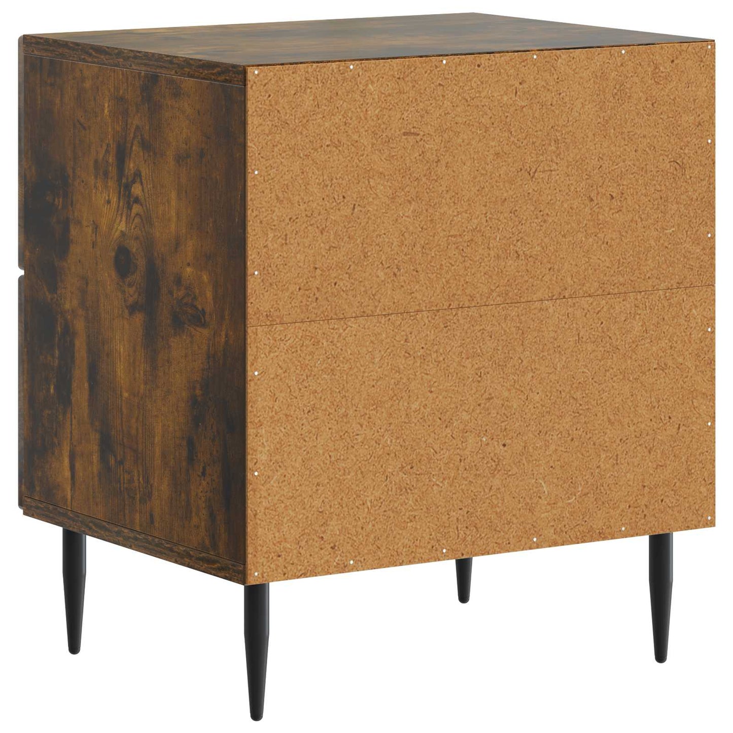 Bedside Cabinet 2 pcs Smoked Oak 43 x 34.5 x 47.5 cm